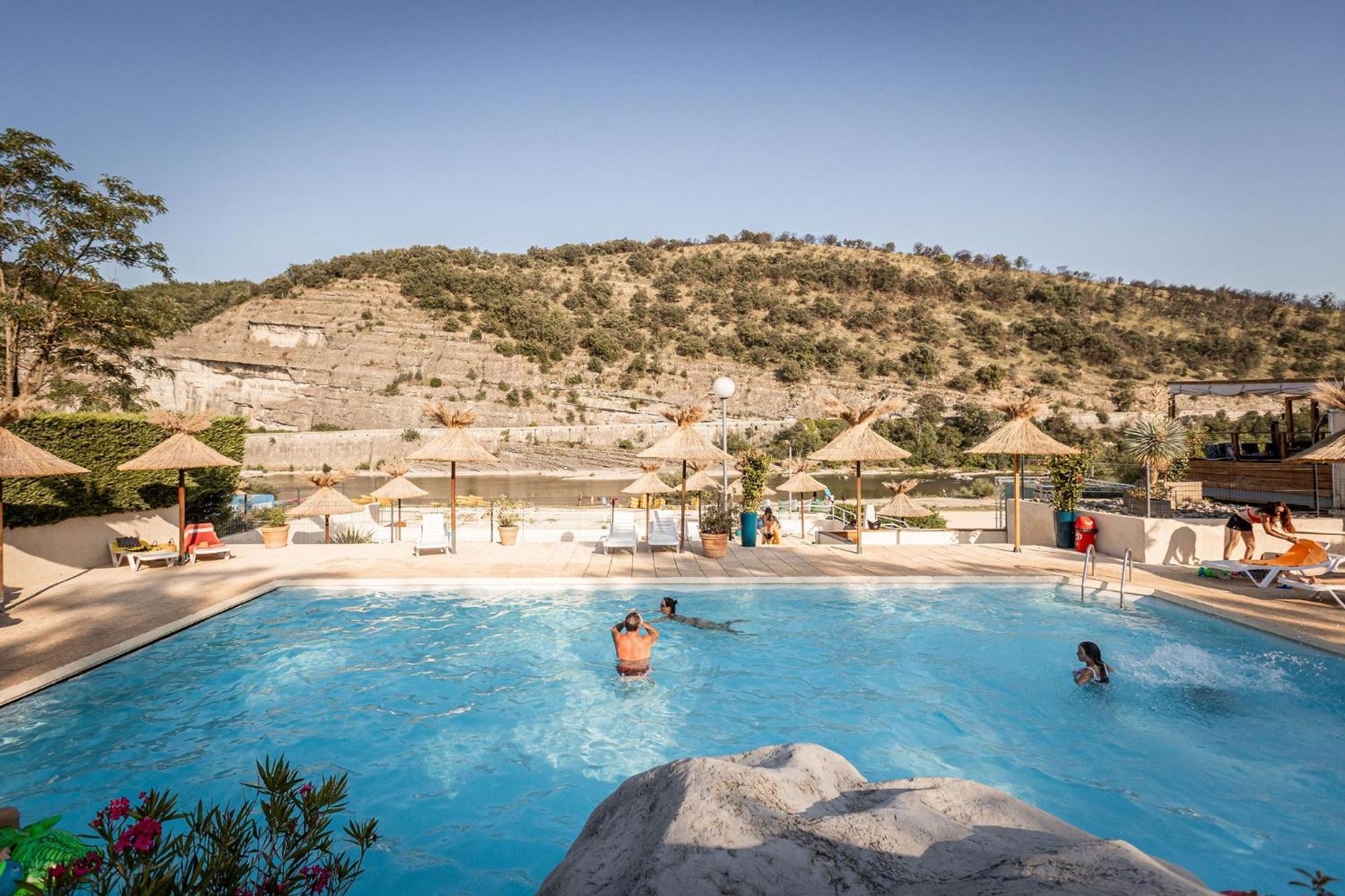 Aloha Plage Camping 4Etoiles Sampzon Esterno foto